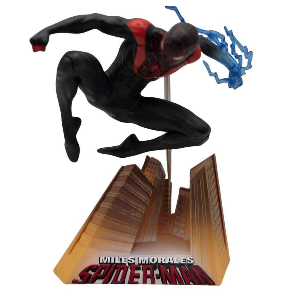 McFarland Toys Miles Morales Spider-Man 1:10th Posed Statue On Stand